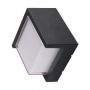 VT-827 12W LED WALL LIGHT COLORCODE:3000K,BLACK -SQUARE