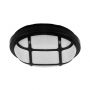 VT-2627 24W LED DOME LIGHT 3000K BLACK ROUND