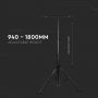 VT-41150 TRIPOD STAND FOR FLOODLIGHT-BLACK BODY