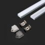 VT-8152 MOUNTING KIT WITH DIFFUSER BENDABLE FOR LED STRIP 2000x15.5x5.9mm