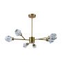 VT-7848 30W LED HANGING LAMP 750x750x450mm 3000K GOLD BODY