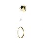 VT-7899 15W LED HANGING LAMP 250x180x800mm 3000K GOLD PAINTING