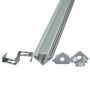 VT-7104 Profil Aluminiowy do paska LED / 2000mm / Klosz: Mleczny / Opk. 2 szt.