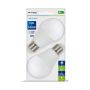 VT-2117 15W A65 LED PLASTIC BULB 6400K E27 2PCS BLISTER PACK