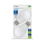 VT-2129 9W A60 LED PLASTIC 3 STEP DIMMING BULB 6400K E27 2PCS BLISTER PACK