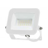 VT-44020 20W FLOODLIGHT SAMSUNG CHIP 3000K WHITE BODY WHITE GLASS