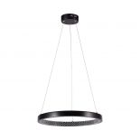 VT-7823 19W LED HANGING LAMP (40CM) 4000K CRYSTAL ACRYLIC INSIDE, BLACK BODY