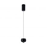 VT-7830 9W LED HANGING LAMP (10x10x100CM) 4000K BLACK BODY