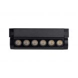 VT-4205 5W LED MAGNETIC TRACK LIGHT-ADJUSTABLE 4000K BLACK BODY