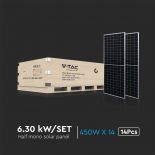 450W X 14 (6.30kW/SET) HALF CUT MONO SOLAR PANEL 36V (D:2094*1038*35MM)