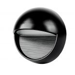 VT-1182 3W LED STEP LIGHT 3000K BLACK BODY ROUND