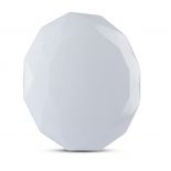 VT-8557 30W/60W/30W Dekoracyjny plafon LED / Barwa: 3w1 / sciemnialny / Klosz z efektem diamentu