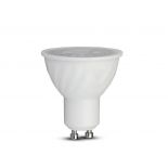 VT-227D 6.5W GU10 RIPPLE PLASTIC SPOTLIGHT SAMSUNG CHIP 3000K 38'D DIMMABLE