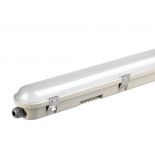 VT-120136 36W Lampa hermetyczna 120CM / Chip Samsung / Klosz Transparentny / Klipsy: stal nierdzewny / Barwa:4000K