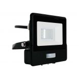 VT-118S-1 10W PIR SENSOR FLOODLIGHT SAMSUNG CHIP & 1M CABLE 4000K BLACK BODY