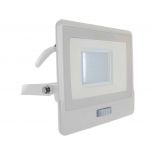 VT-138S-1 30W PIR SENSOR FLOODLIGHT SAMSUNG CHIP & 1M CABLE 3000K WHITE BODY