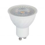 VT-247D 6W GU10 RIPPLE PLASTIC SPOTLIGHT SAMSUNG CHIP 3000K 110'D DIMMABLE