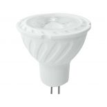 VT-257 6W MR16 RIPPLE PLASTIC SPOTLIGHT SAMSUNG CHIP 3000K 110'D