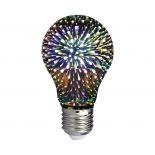 VT-2203 3W A60 LED 3D FILAMENT BULB 3000K E27