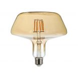 VT-2308 8W T180 LED FLAMENT BULB AMBER GLASS 1800K E27