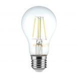 VT-1887 6W A60 FILAMENT BULB CLEAR COVER 3000K E27