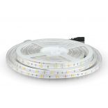 VT-5050-30 4.8W/M LED STRIP 6000K IP65 (5M/ROLL)(PRICE PER M)