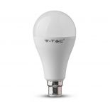 VT-2015 15W A65 LED PLASTIC BULB 3000K B22 200'D