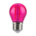 VT-2132-N 2W G45 LED PINK COLOR FILAMENT BULB E27