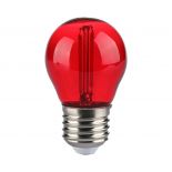 VT-2132-N 2W G45 LED RED COLOR FILAMENT BULB E27