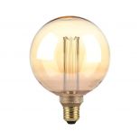 VT-2195 4W G125 LED ART FILAMENT BULB AMBER GLASS 1800K E27