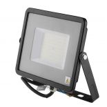 VT-56 50W SMD FLOODLIGHT SAMSUNG CHIP 4000K BLACK BODY GREY GLASS