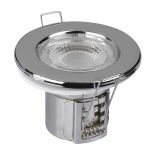 VT-885 5W SPOTLIGHT FIRERATED FITTING SAMSUNG CHIP 3000K CHROME