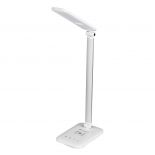 VT-1027 7W LED TABLE LAMP WIRELESS CHARGER 3IN1 WHITE