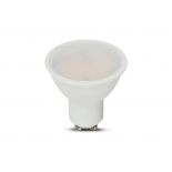 VT-271 10W GU10 LED PLASTIC SPOTLIGHT MILKY COVER SAMSUNG CHIP 3000K