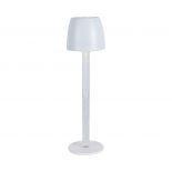 VT-7576 3W LED TABLE LAMP TRANSPARENT POLE 3000K BLACK BODY