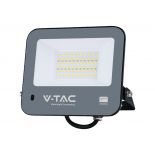 VT-44032 30W PHOTOCELL SENSOR FLOODLIGHT SAMSUNG CHIP 1M WIRE 4000K BLACK BODY 120LM/W