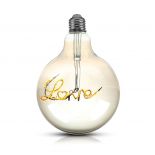 VT-2205 5W LED G125 LED FILAMENT BULB -AMBER GLASS 2200K E27