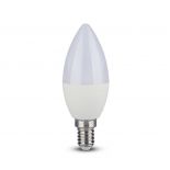 VT-2214 3.5W CANDLE BULB (RF CONTROL - DIMMABLE) RGB+6400K DIMMABLE E14