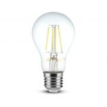 VT-2288D 8W A65 Zarowka LED Filament / Barwa:3000K / sciemnialna / Trzonek:E27
