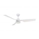 VT-6552-3 65W LED CEILING FAN WHITE BODY RF CONTROL 3 WHITE BLADES AC MOTOR(52INCH)