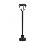 VT-984 LED SOLAR LAWN LAMP 3000K+6000K MATT BLACK BODY