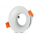 VT-876 GU10 FITTING ROUND-WHITE