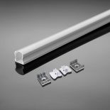 VT-8110-W MOUNTING KIT WITH DIFFUSER FOR LED STRIP PCB 20MM SURFACE 2000X17.2X14.44MM WHITE