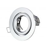 VT-775 GU10 FITTING ROUND-SILVER GREY