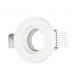 VT-771 GU10 GYPSUM FITTING ROUND-WHITE