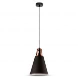 VT-7520 PENDANT LAMP-RED COPPER+SAND BLACK-E27