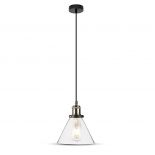 VT-7185 E27 GLASS PENDANT LIGHT-TRANSPARENT