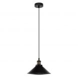 VT-7424 VINTAGE METAL PENDANT LIGHT-BLACK-E27