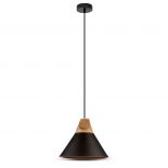 VT-7425 ALUMINUM PENDANT LIGHT-BLACK-E27