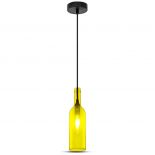 VT-7558 BOTTLE PENDANT LIGHT-E14 HOLDER-YELLOW